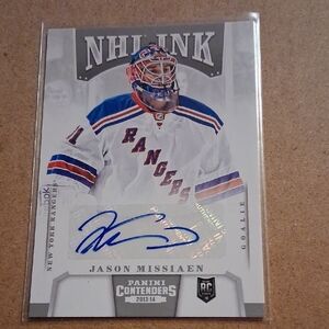 NHL Ink Jason Missiaen Autographed Card